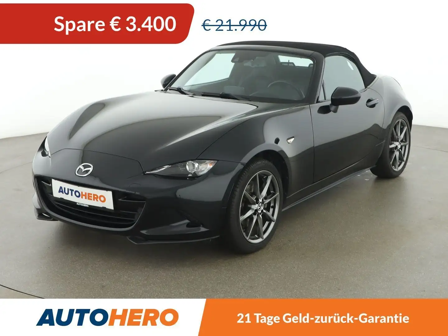 Mazda MX-5 2.0 Revolution Top *NAVI*SPUR*TOT*BOSE* Noir - 1