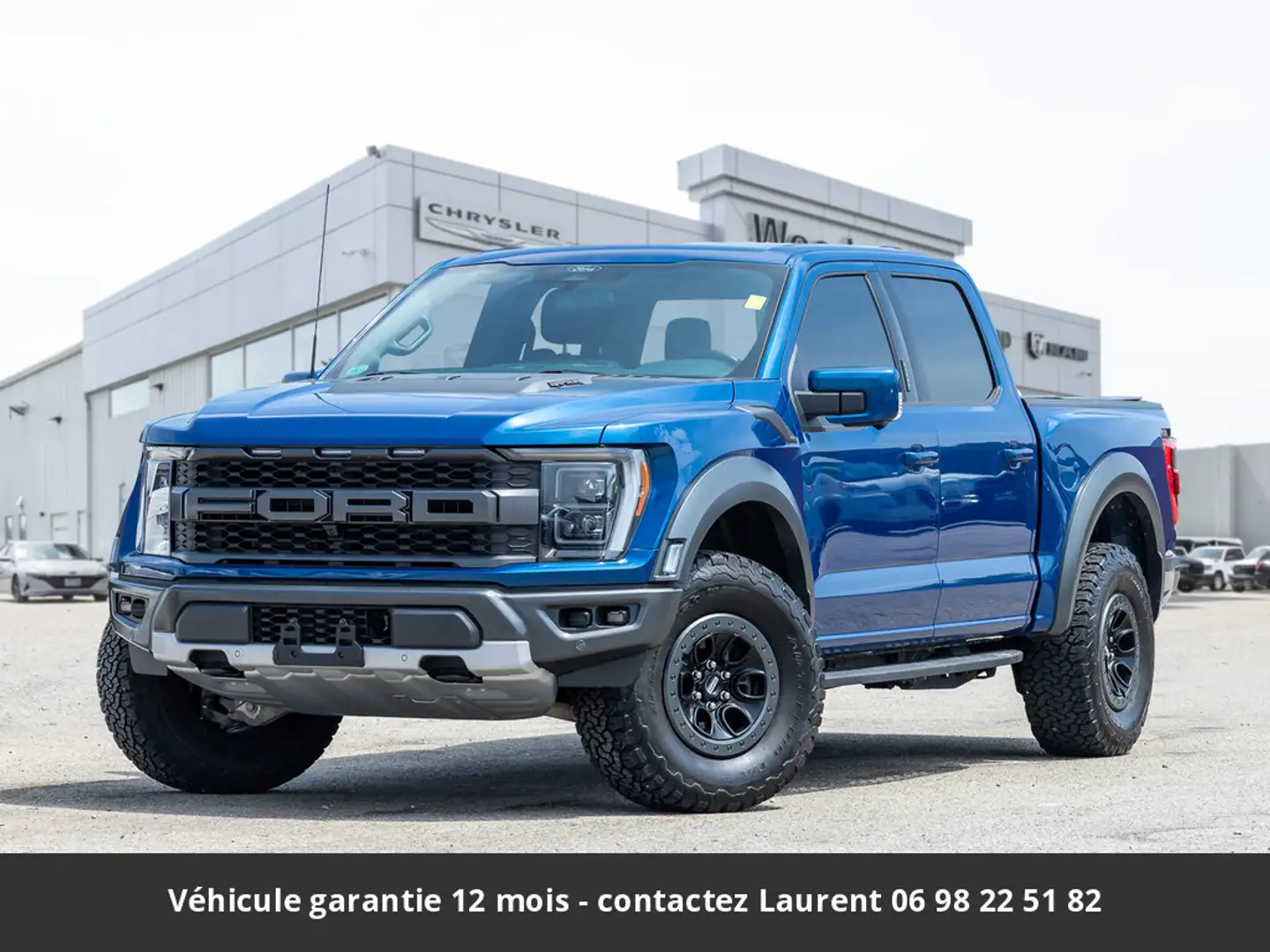 Ford Raptor SuperCrew 4x4 Tout compris hors homologation 4500e Bleu - 1