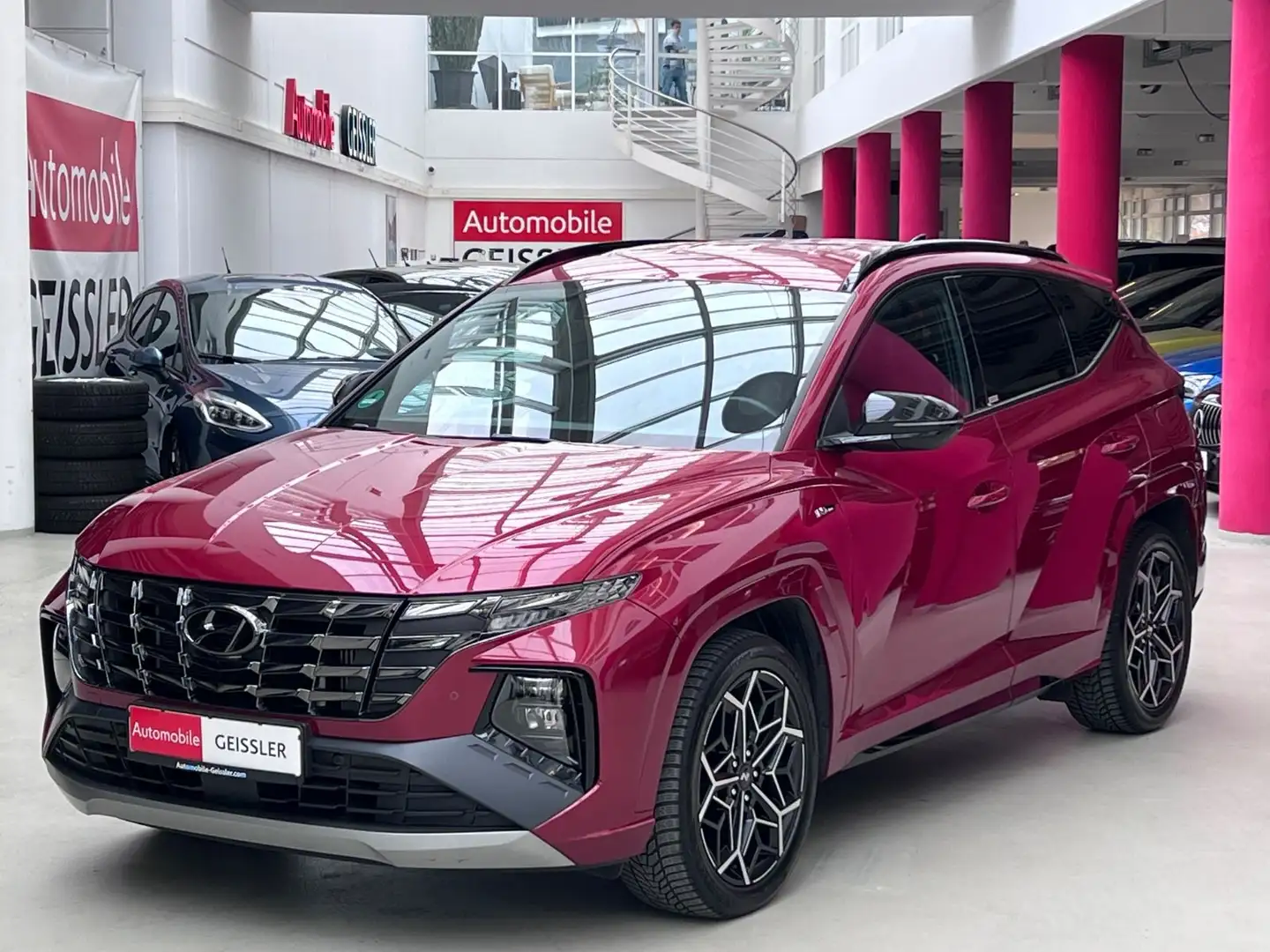 Hyundai TUCSON N Line 4WD Automatik+Bi-LED+SmartLink+DAB Rot - 1