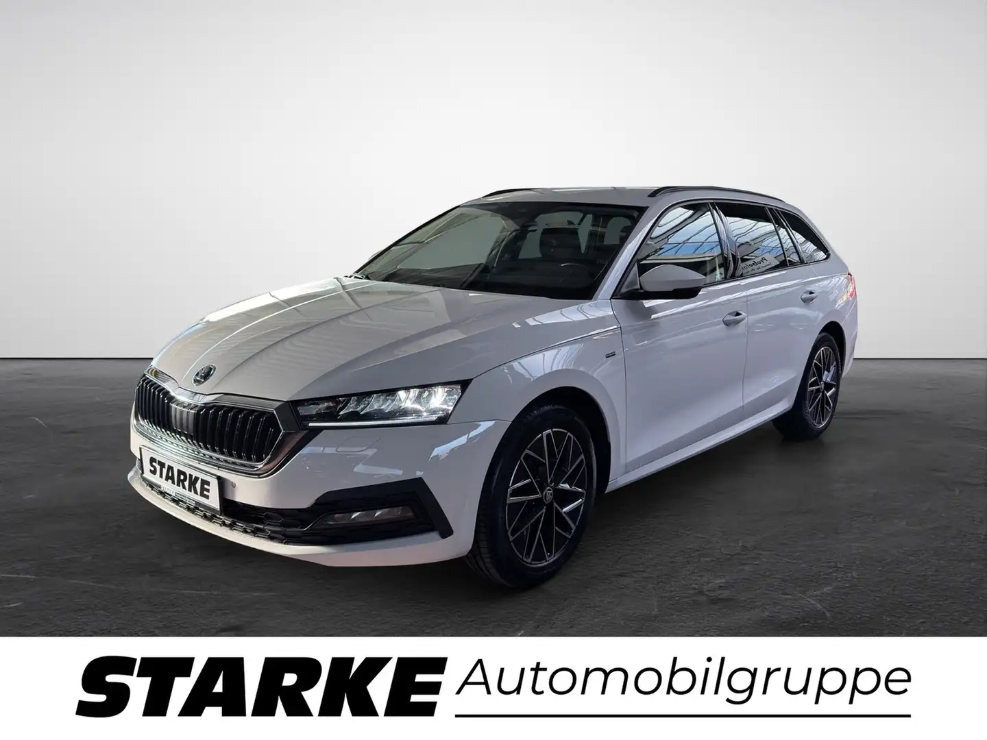 Skoda Octavia Combi 2.0 TDI DSG Ambition Clever Weiß - 2