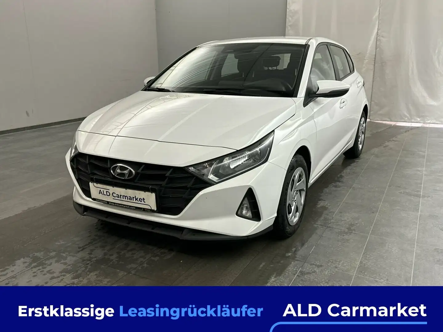 Hyundai i20 blue 1.2 Select Limousine, 5-türig, 5-Gang Blanc - 1