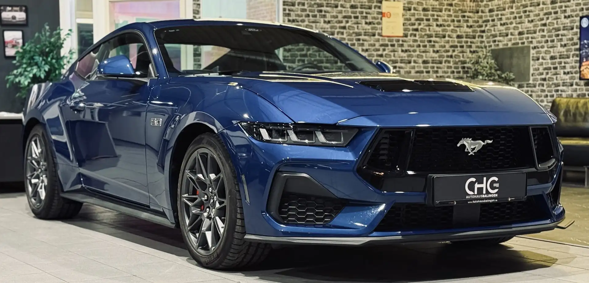 Ford Mustang Fastback 5.0 Ti-VCT V8 328 GT |Bang&Olufsen| Blau - 1