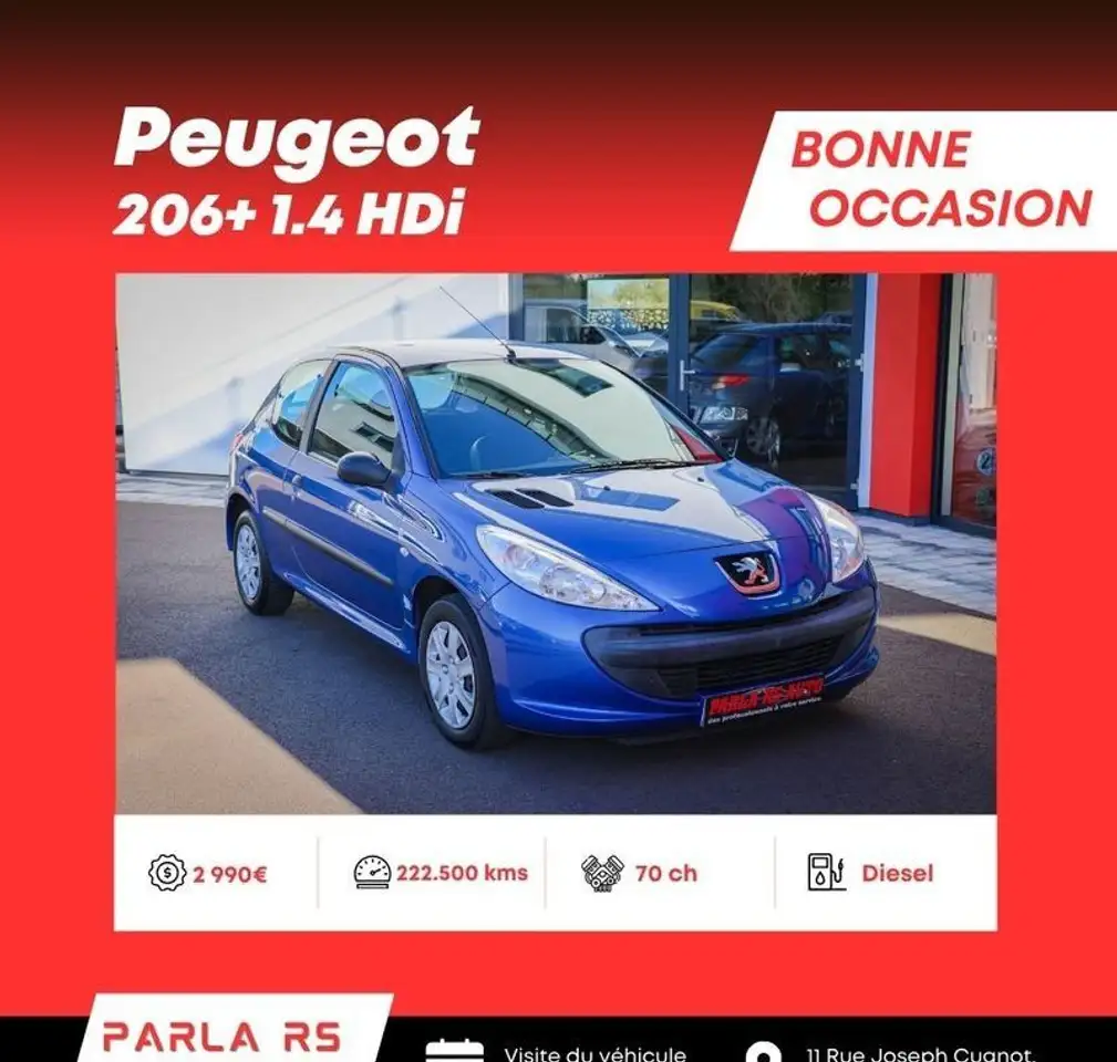 Peugeot 206 + 1.4 HDi Blue lion 70ch