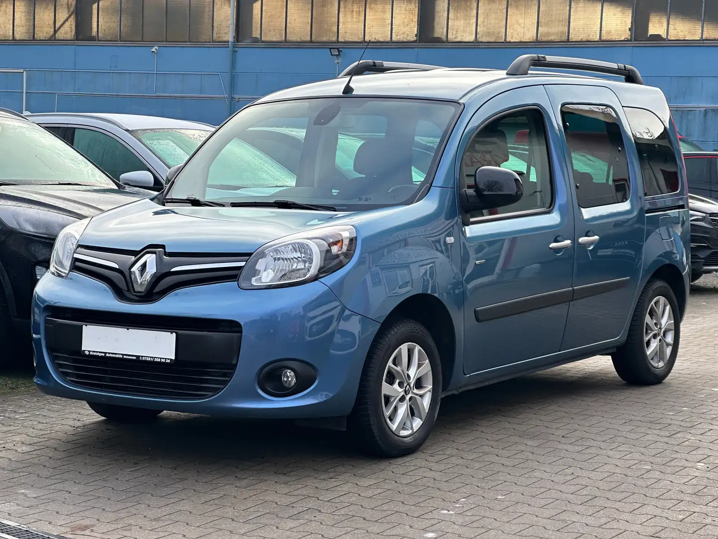 Renault Kangoo Blue dCi*2xSchiebetür*Alu*Klima*Parkpilot*Tempo Bleu - 1
