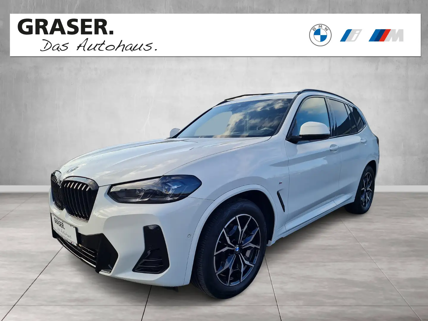 BMW X3 xDrive20d M Sportpaket HiFi DAB LED WLAN Biały - 1
