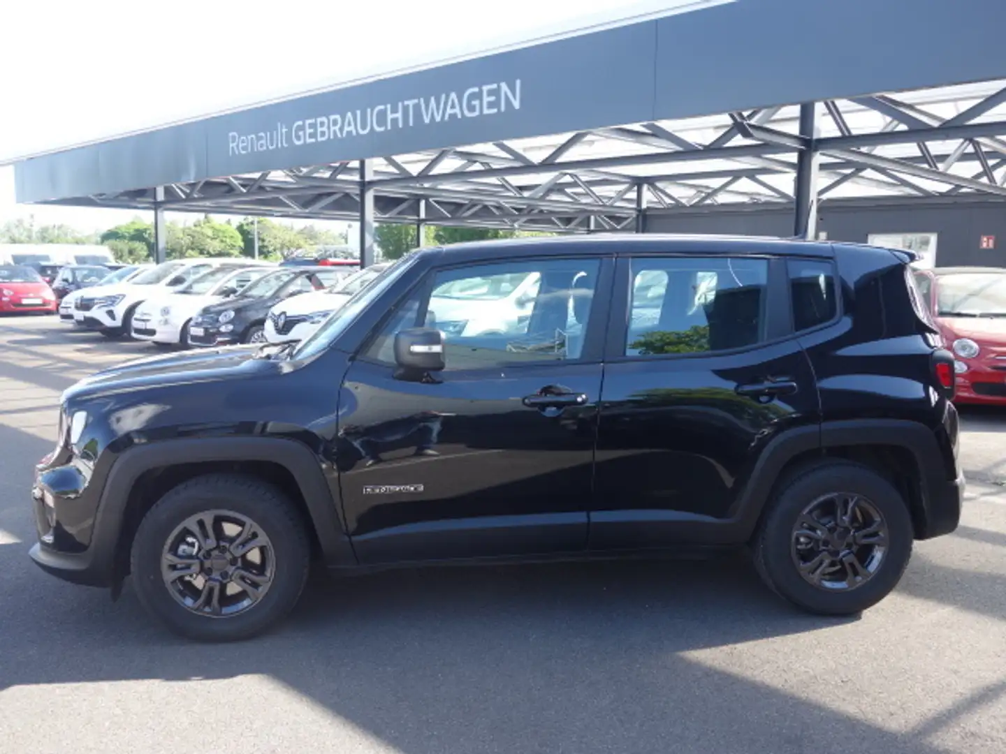 Jeep Renegade 1.5 MHEV Longitude Automatik Klima Schwarz - 2