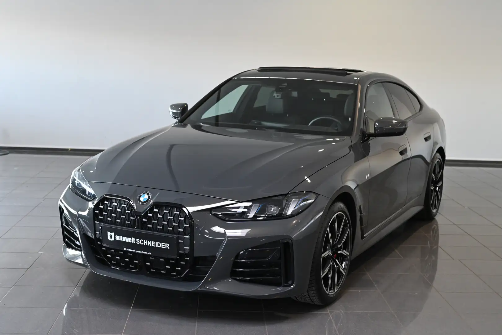 BMW 420 d M Sport Pro AHK HUD ACC GSD 19 Gris - 1