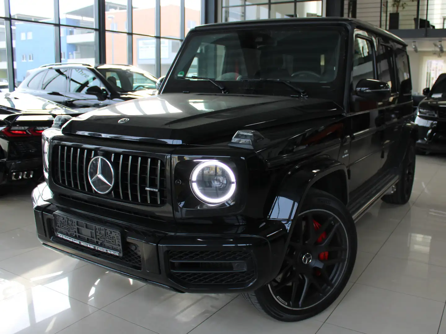 Mercedes-Benz G 63 AMG NEUES MODELL 585PS DRIVERS BRABUS CARBON ALU22 TOP Black - 2
