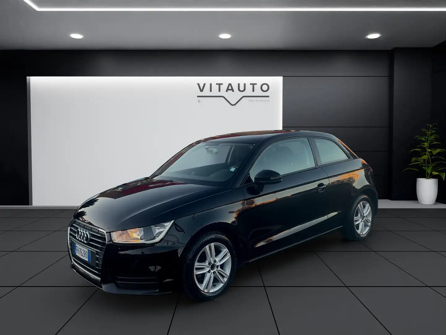 Audi A1 A1 1.4 tdi Zwart - 1