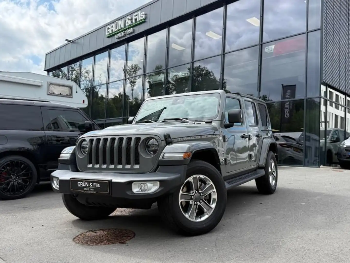 Jeep Wrangler 2.0 T-GDI 272 Sahara Unlimited Gris - 1
