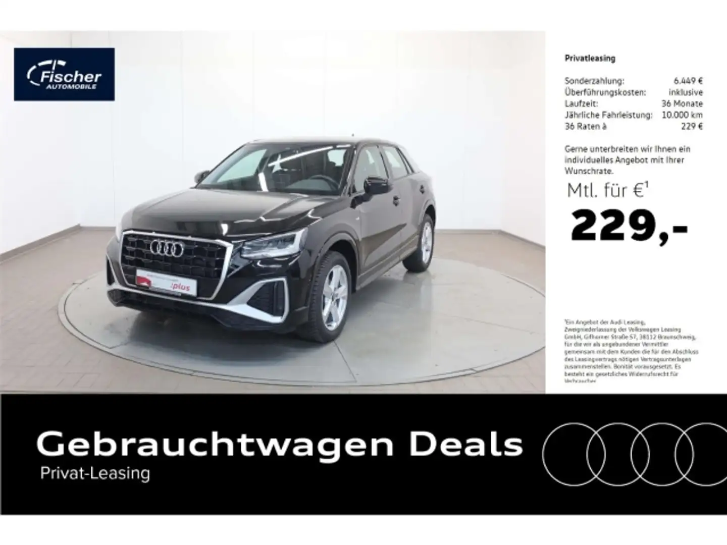 Audi Q2 35 TFSI S line S-Tronic AHK-Vorb./NAV/ACC Schwarz - 1
