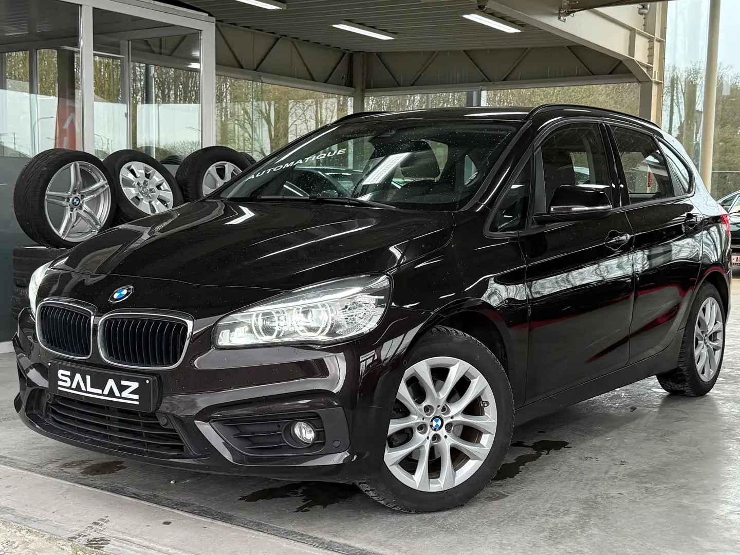BMW 216 Active Tourer dA/BOITE AUTO/LED/NAVI_CLIM/JANTES Zwart - 2