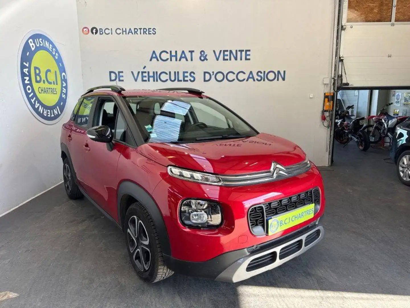 Citroen C3 Aircross BLUEHDI 110CH S&S FEEL Rouge - 2