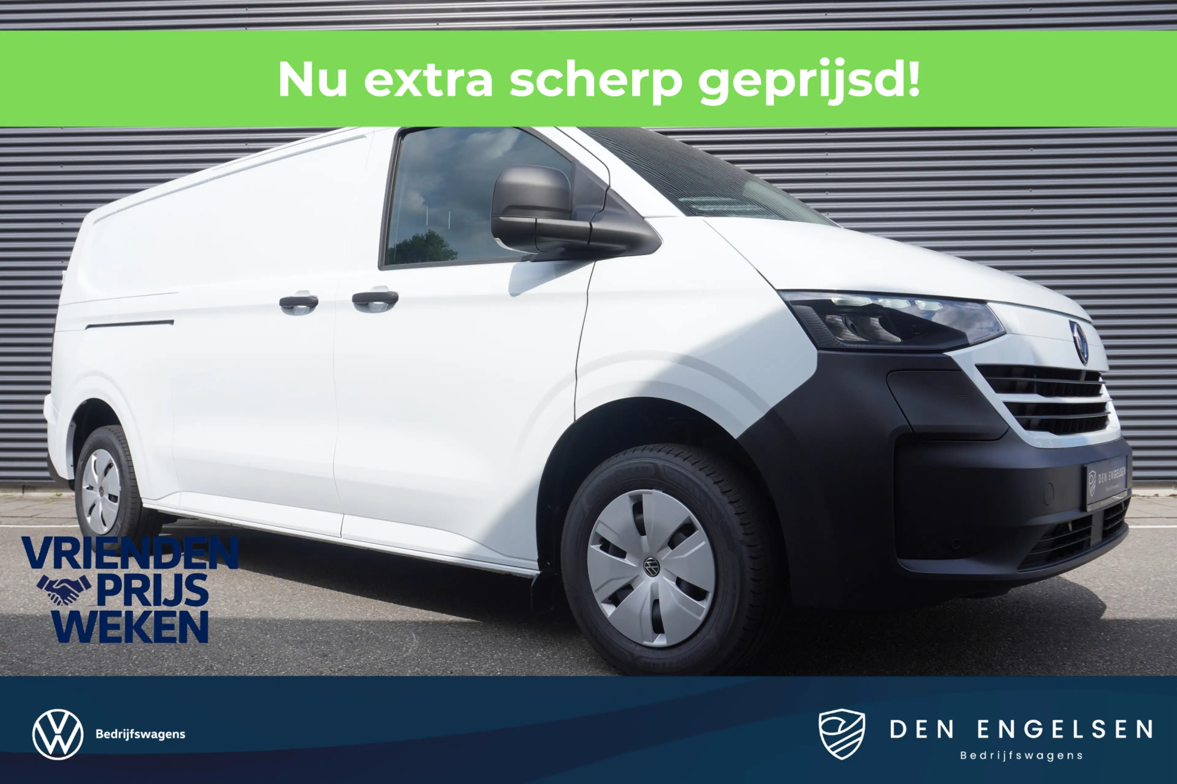 Volkswagen Transporter e-Transporter Life L2H1 218 pk, Achterdeuren zonde