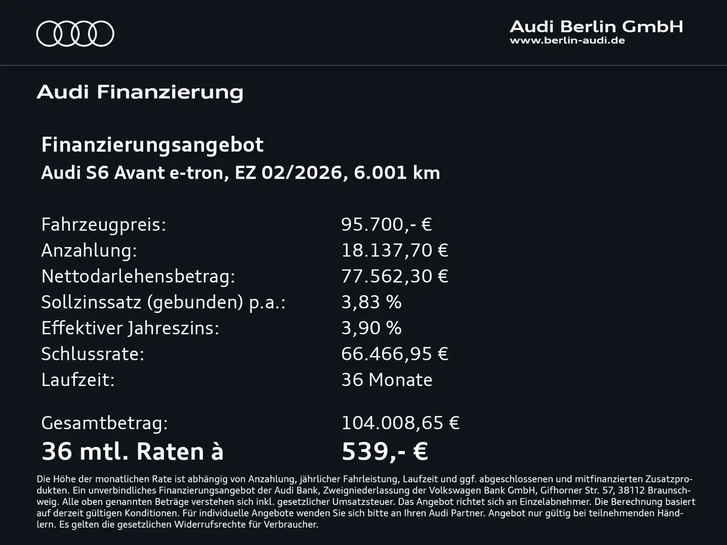Audi S6 e-tron . Grau - 2