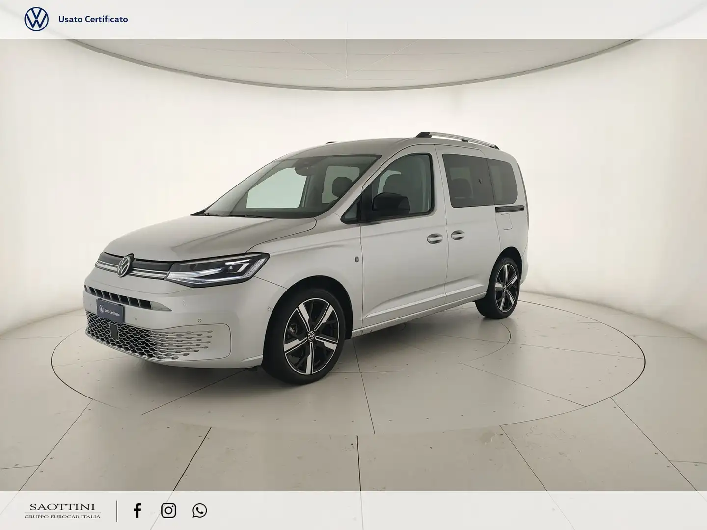 Volkswagen Caddy 2.0 TDI Style 122 CV DSG Silber - 1