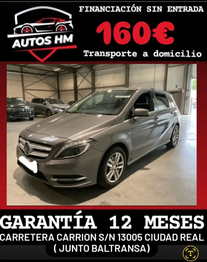 Mercedes-Benz B 180 180CDI BE (4.75) Gris - 1