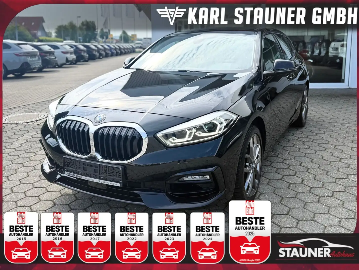 BMW 120 i Limousine Sport LineLED LENKRADHZ. PDC Schwarz - 1