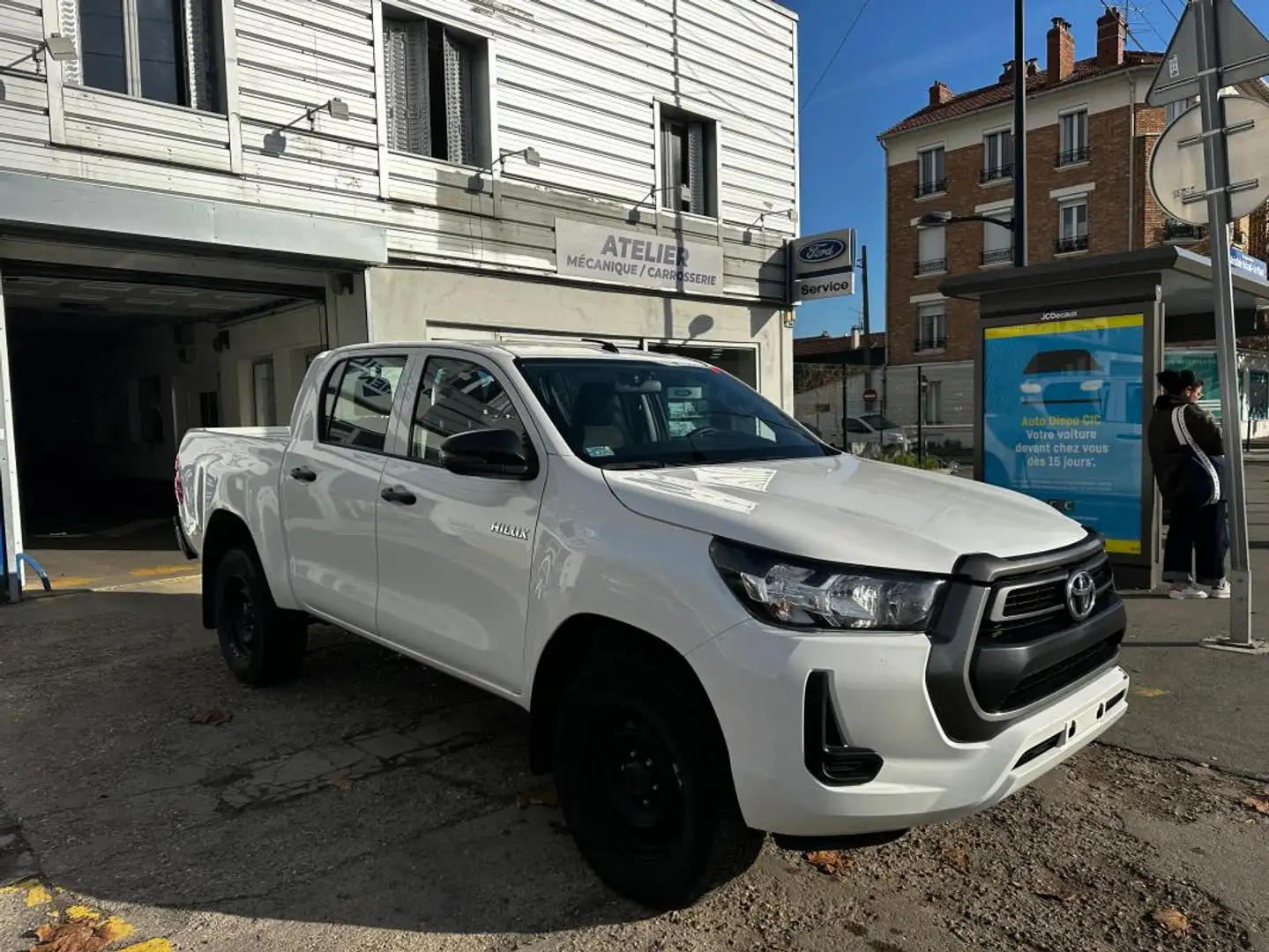 Toyota Hilux IV 4WD 2.4 D-4D 150 DOUBLE CABINE Blanc - 2