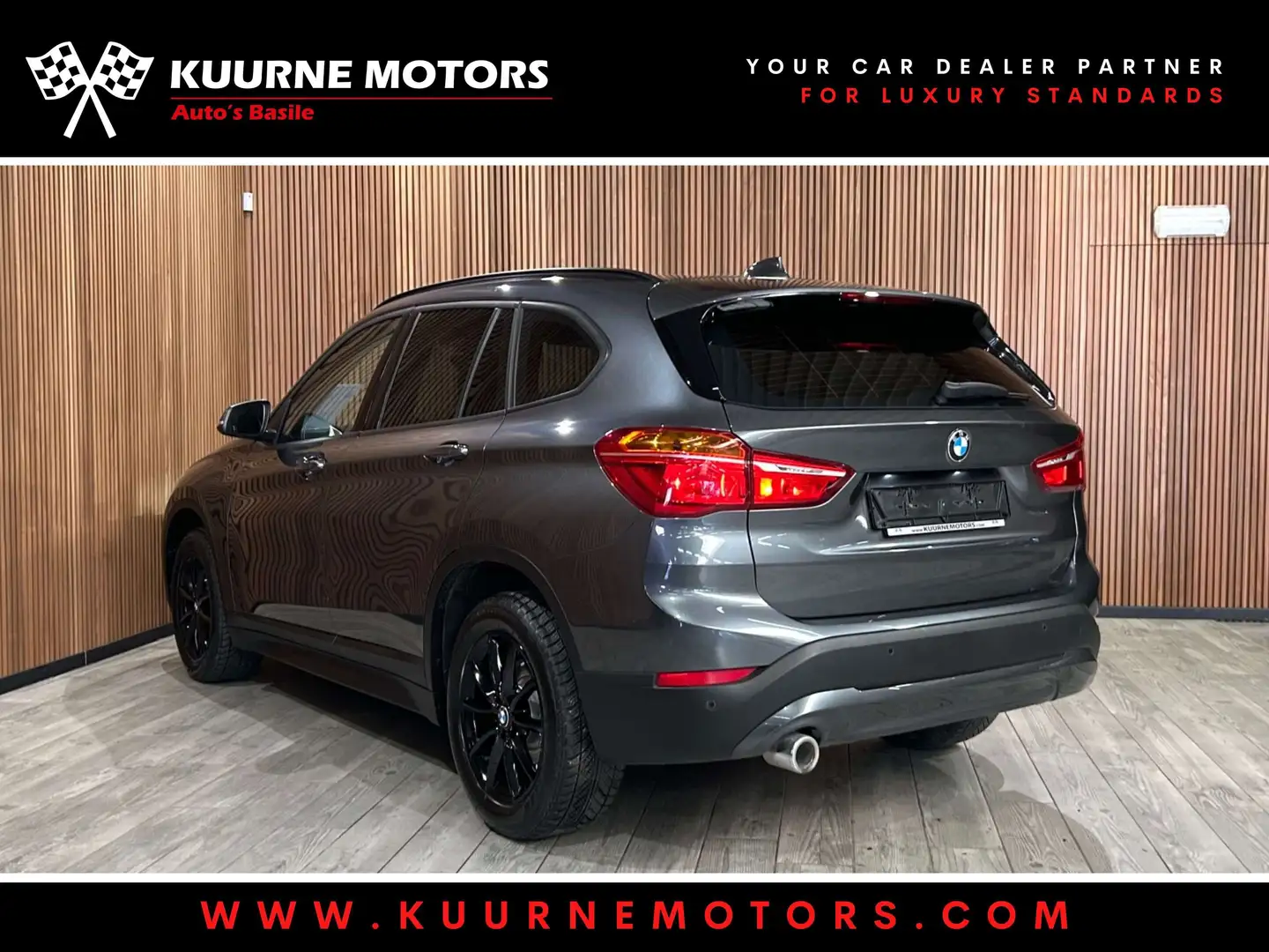 BMW X1 sDrive16dA Alu17\/Leder/Gps/Cruise *1j garantie* Gris - 2