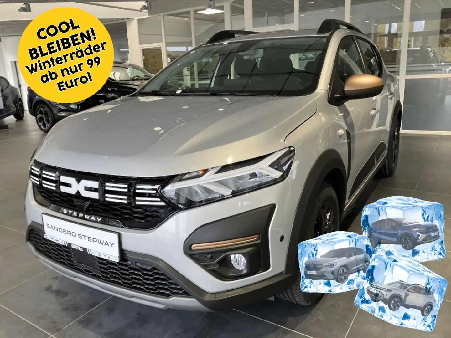 Dacia Sandero Stepway Extreme+ TCe 110 Grau - 1