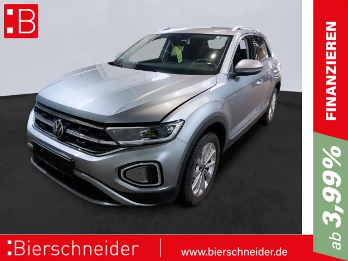 Volkswagen T-Roc 1.5 TSI DSG Style AHK KAMERA LED ACC NAVI Silber - 1