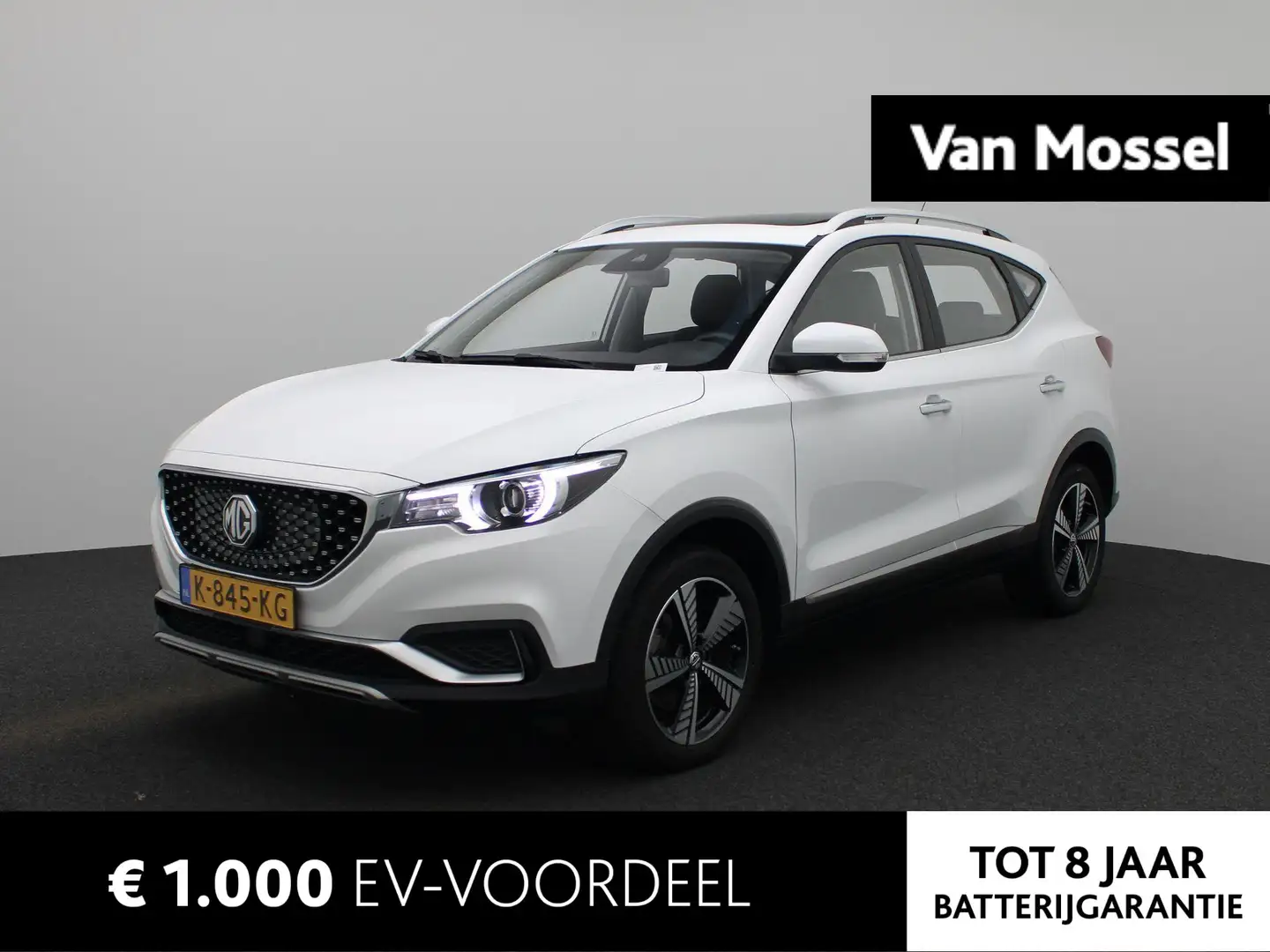 MG ZS MG EV Luxury 45 kWh | Lederen bekleding | Panorama Wit - 1