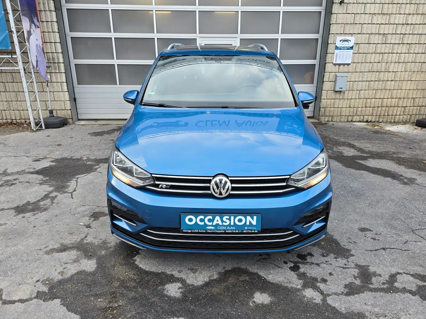 Volkswagen Touran Touran 1.6 TDi SCR FULL R-LINE !!! Azul - 2