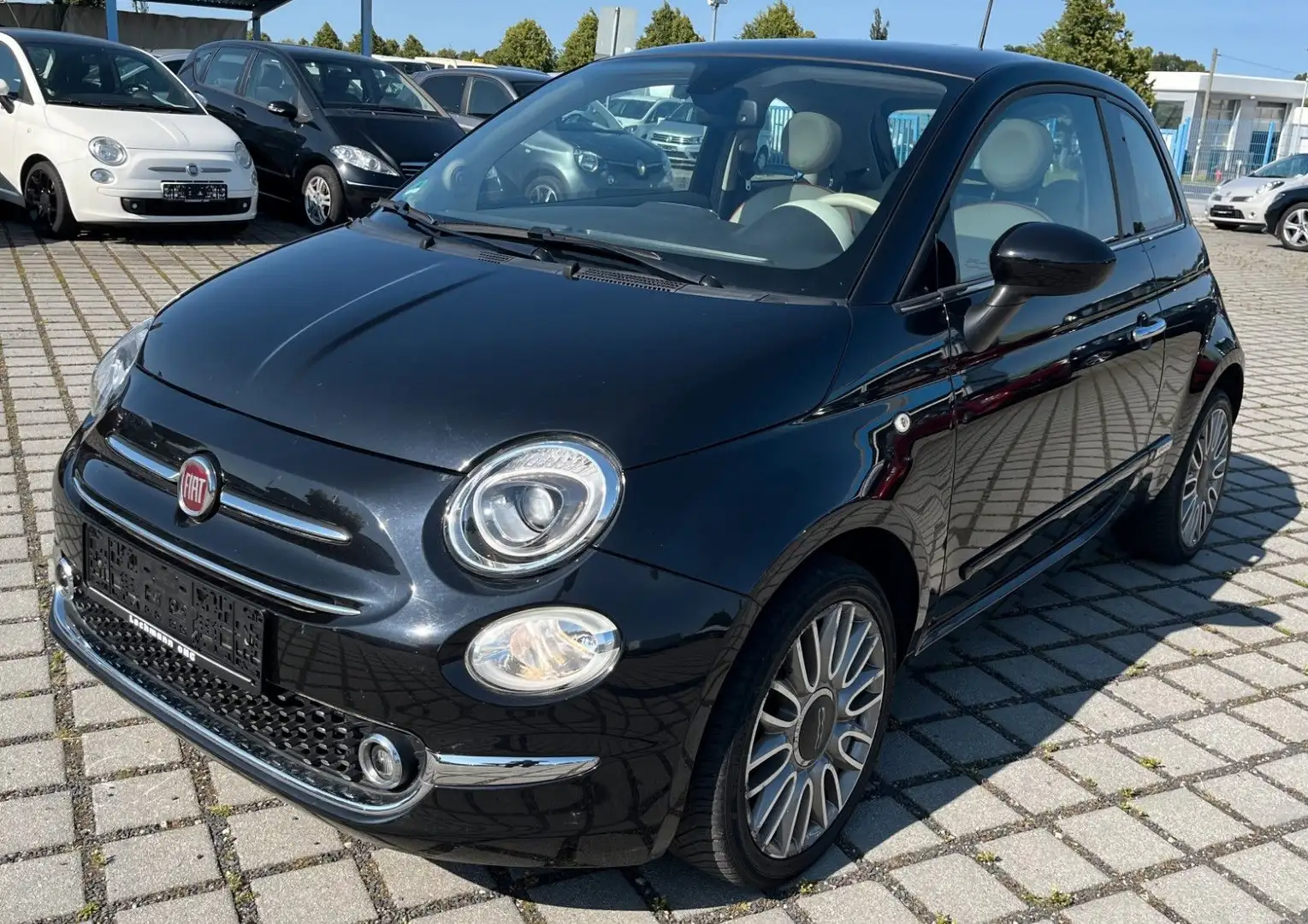 Fiat 500 1.2 Klima|GSD|PDC|U-Connect Schwarz - 1