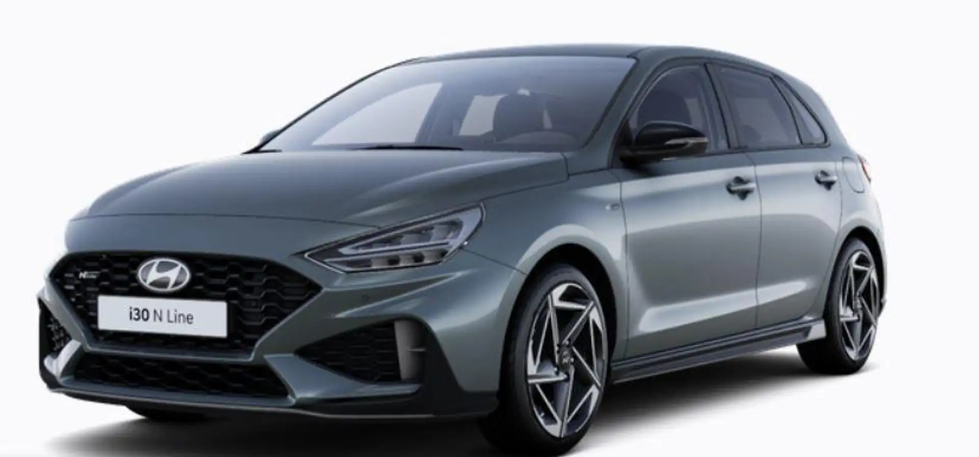 Hyundai i30 N Line 1.6 DCT*LED*Navi*Shzg*PDC*Cam*ACC*18Z 11... Grau - 1
