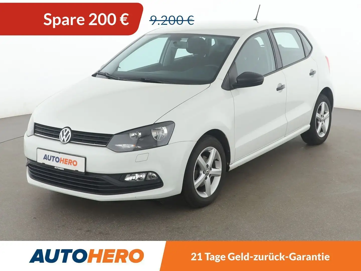 Volkswagen Polo 1.0 Trendline*SHZ*AHK*KLIMA*ALU*GARANTIE* Белый - 1