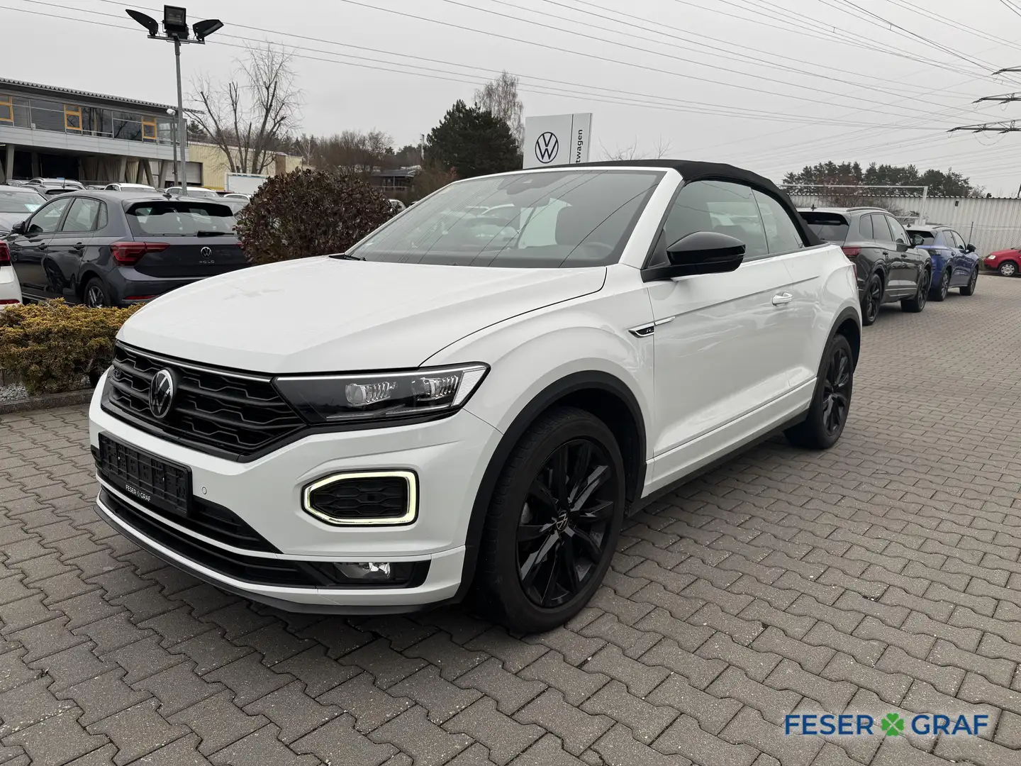Volkswagen T-Roc Cabriolet 1.5 TSI DSG R-Line BLACK LED ACC Weiß - 2