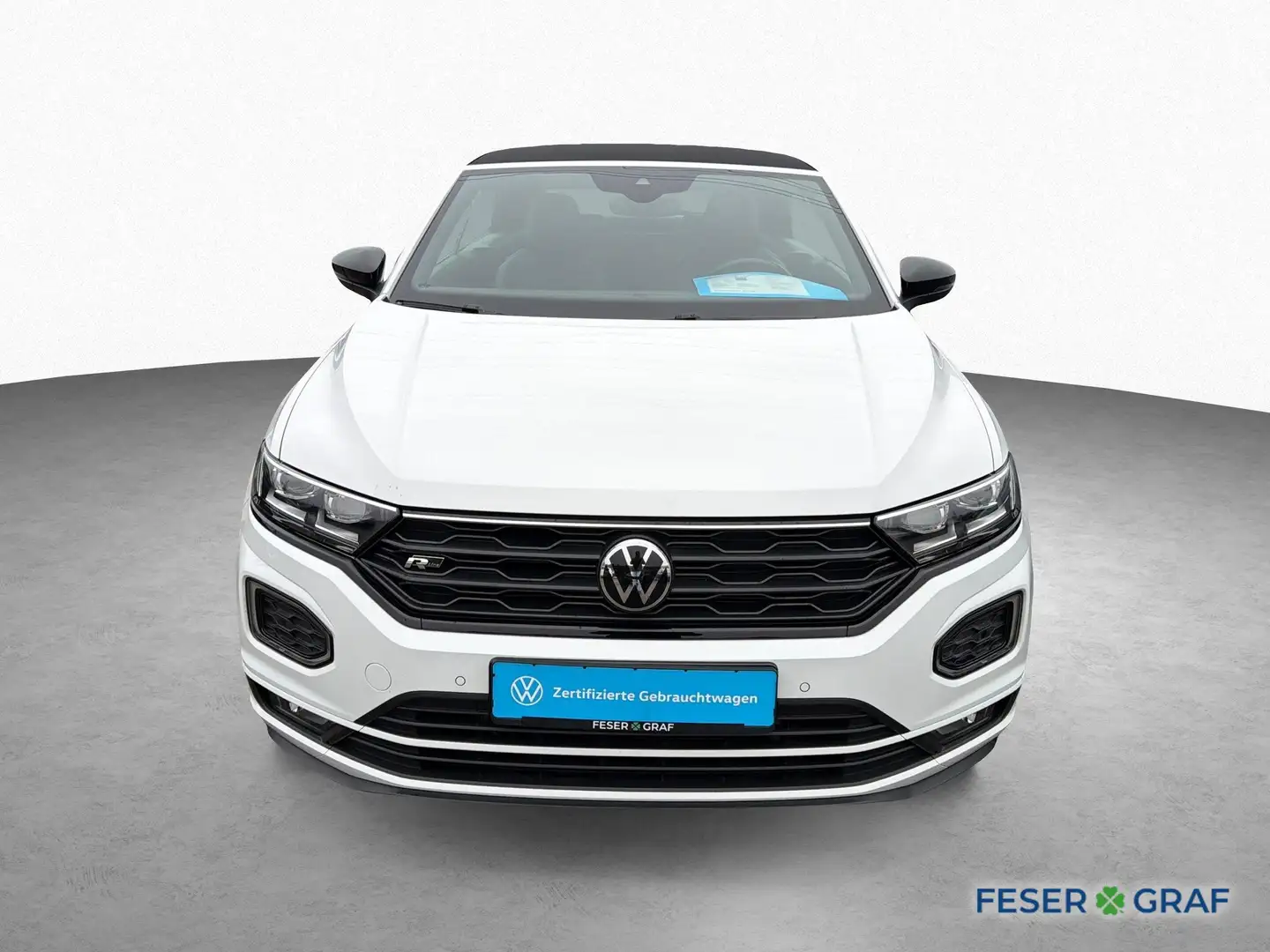 Volkswagen T-Roc Cabriolet 1.5 TSI DSG R-Line BLACK LED ACC Weiß - 2