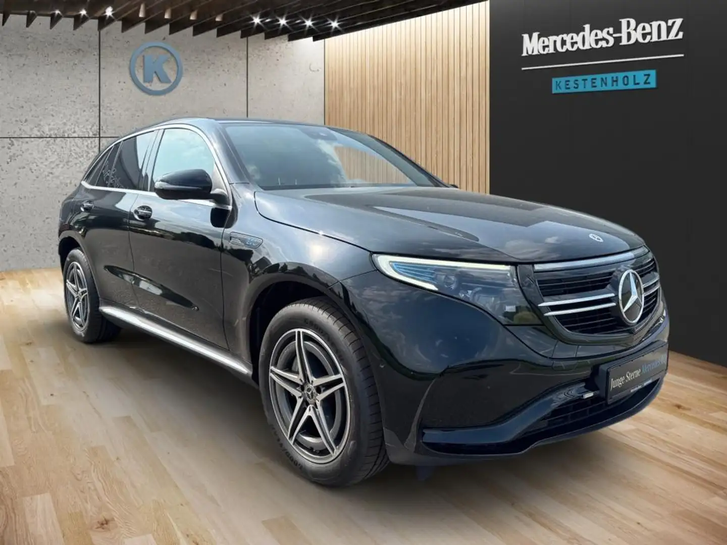 Mercedes-Benz EQC 400 4MATIC AMG Line *MBUX*AHK*STHZ*NAVI*SHZ* Siyah - 2