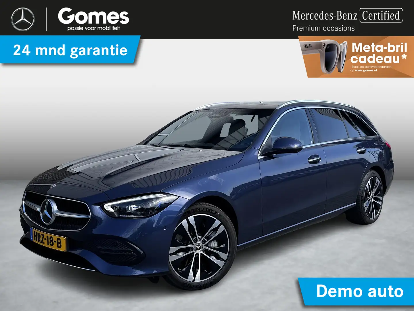 Mercedes-Benz C 300 Estate e Luxury Line | Leder Beige | Panoramadak | Bleu - 1