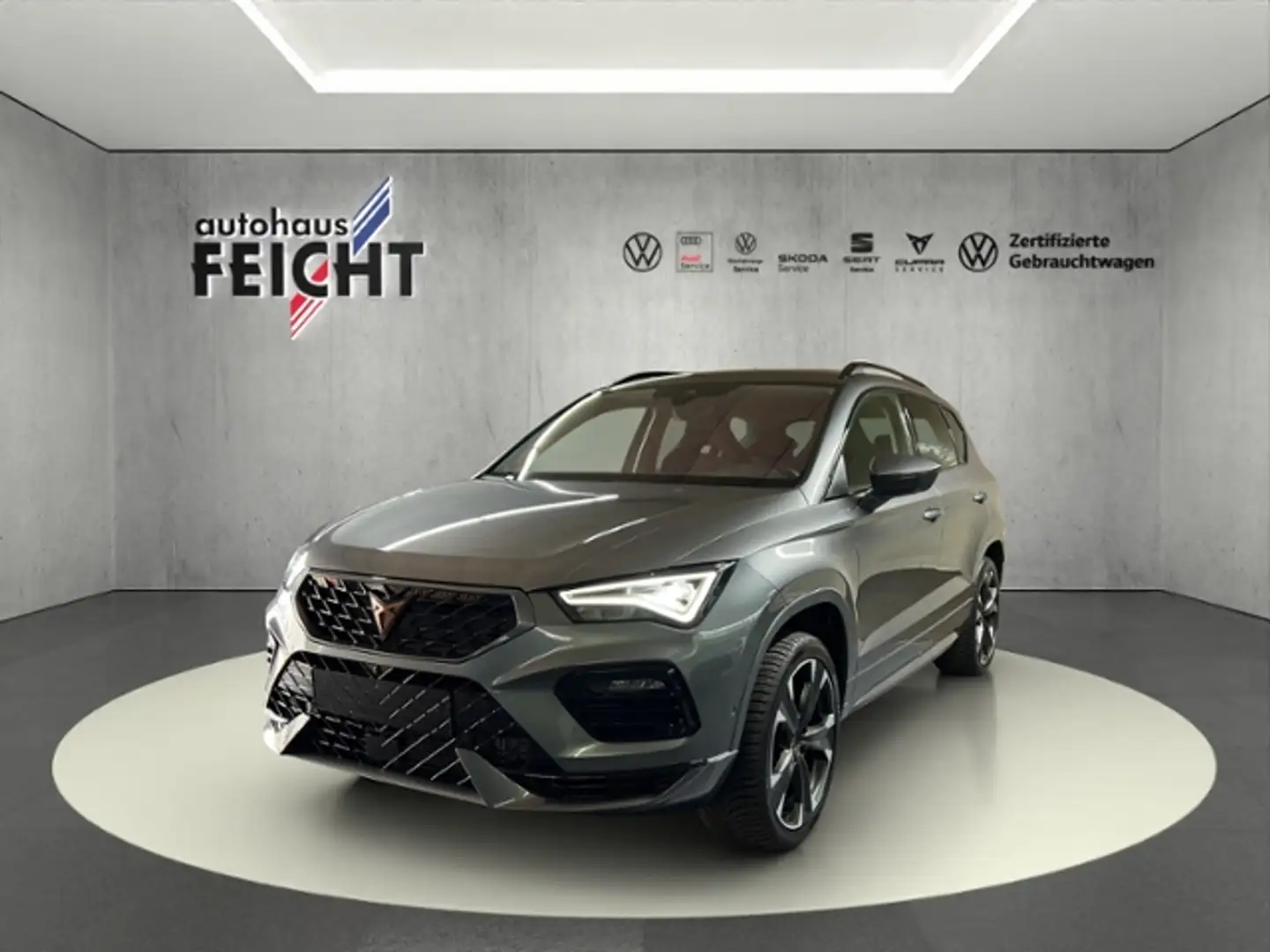 CUPRA Ateca 2.0 TSI 4Drive+LED+NAVI+AHK+PARKLENK+APP Gris - 1