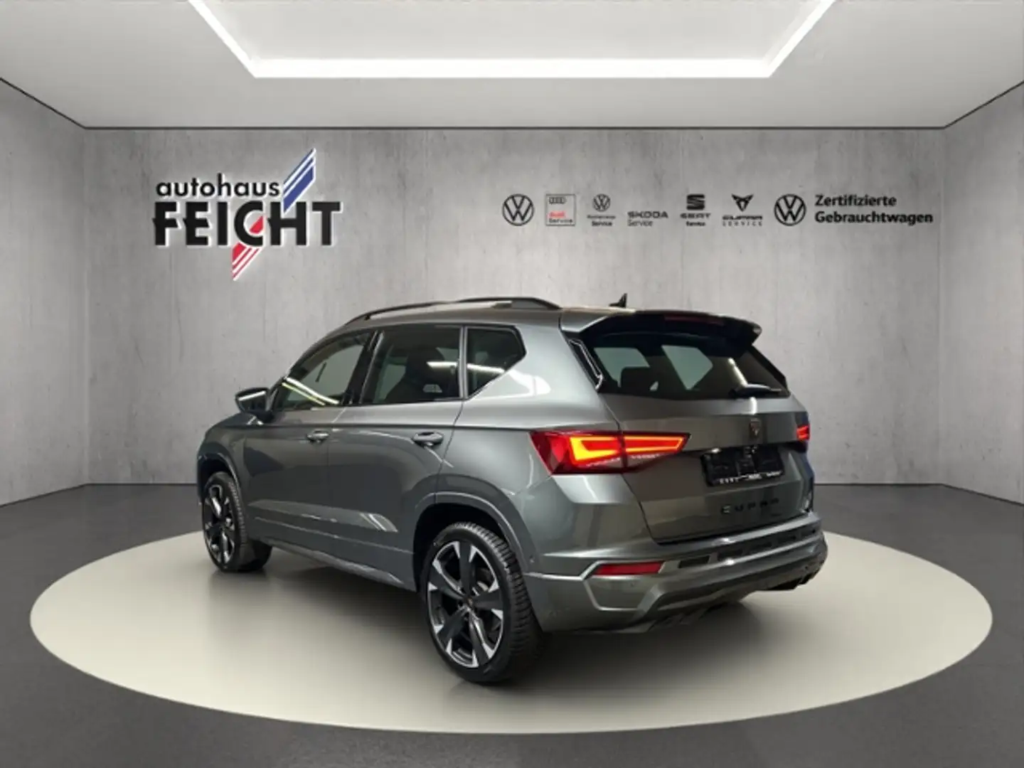 CUPRA Ateca 2.0 TSI 4Drive+LED+NAVI+AHK+PARKLENK+APP Gris - 2