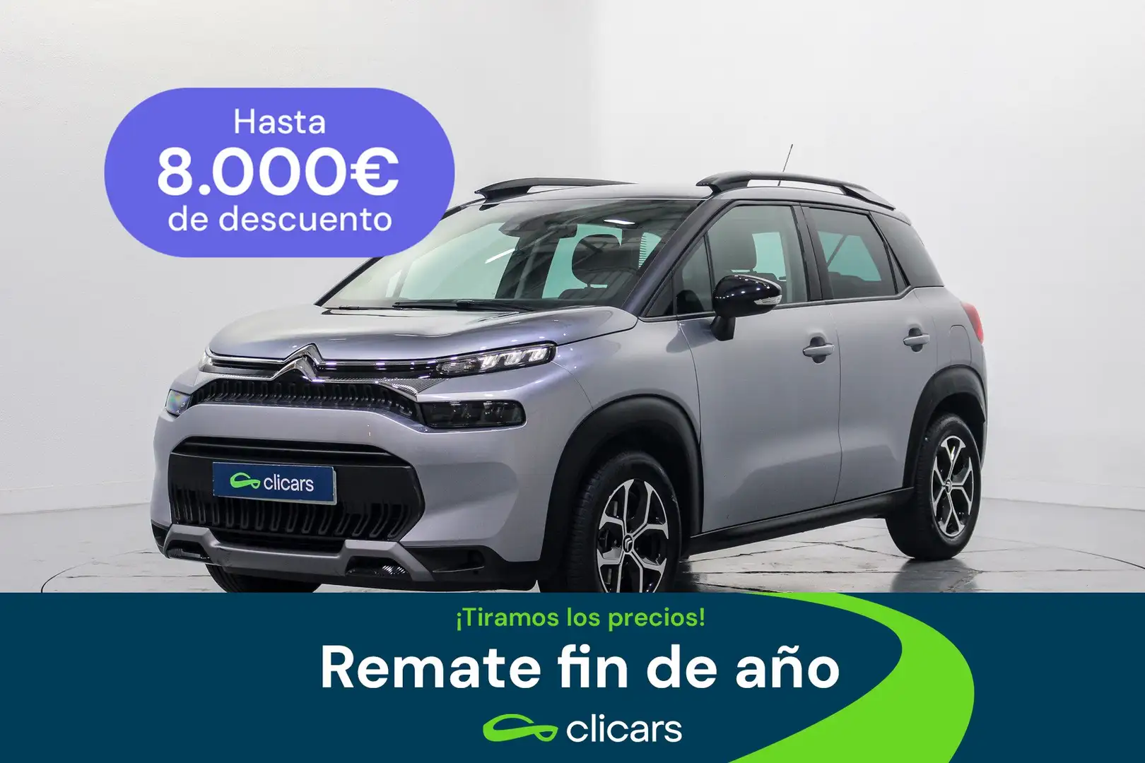 Citroen C3 Aircross Puretech S&S Plus 110 Silber - 1