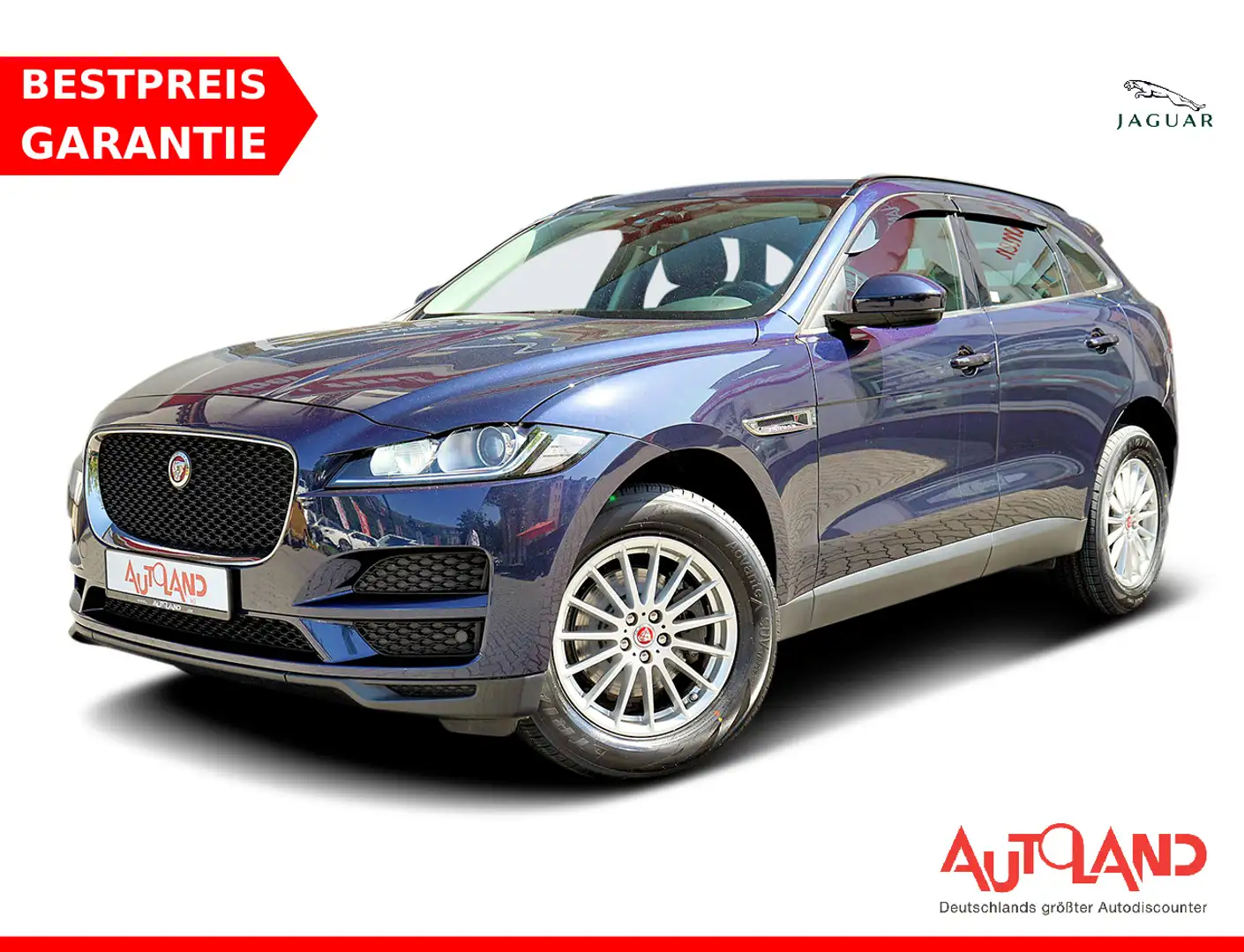 Jaguar F-Pace F-PACE 2.0 AWD Tempomat Sitzheizung Bluetooth Azul - 1