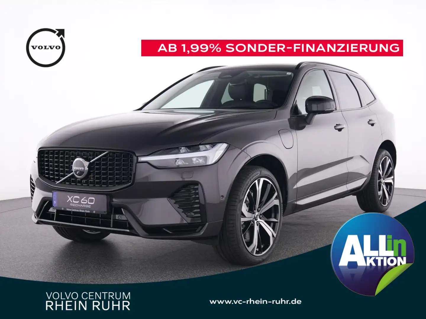 Volvo XC60 T8 AWD Plus Dark+LM21+Headup+BusinessPaket Grigio - 1
