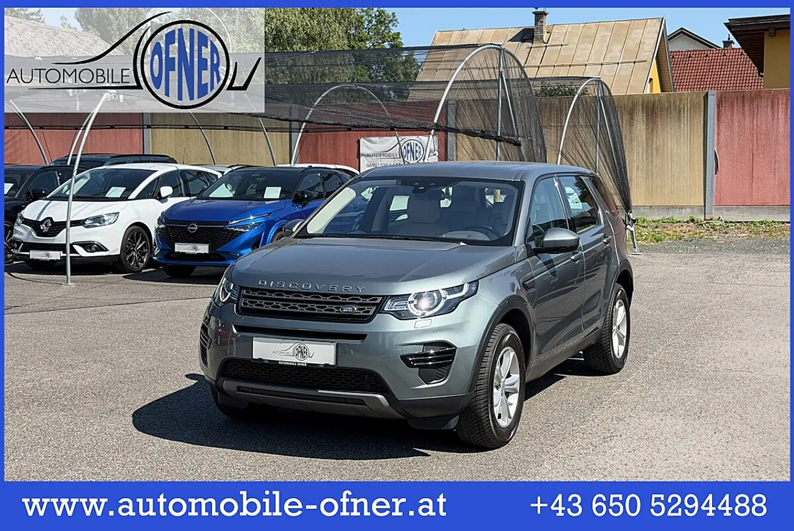Land Rover Discovery Sport 2,0 SD4 4WD SE Aut. HeadUp LED PDC Meridian Navi Grau - 1