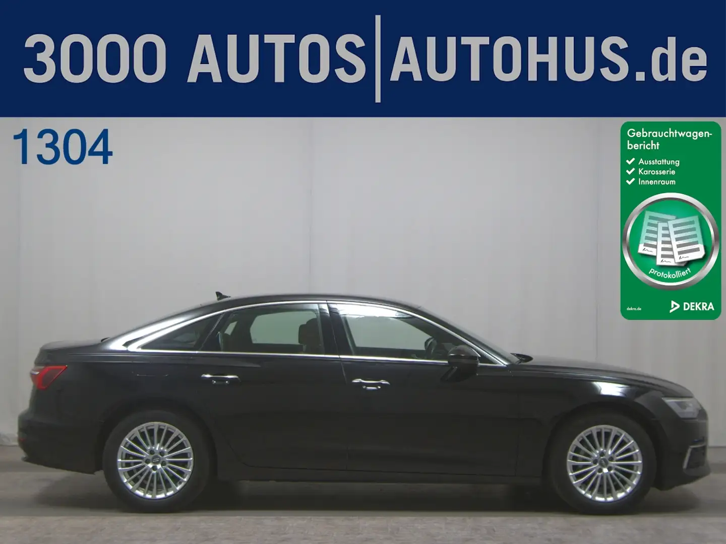 Audi A6 40 TDI Qu. design Leder Navi LED AHK RFK Shz Schwarz - 1