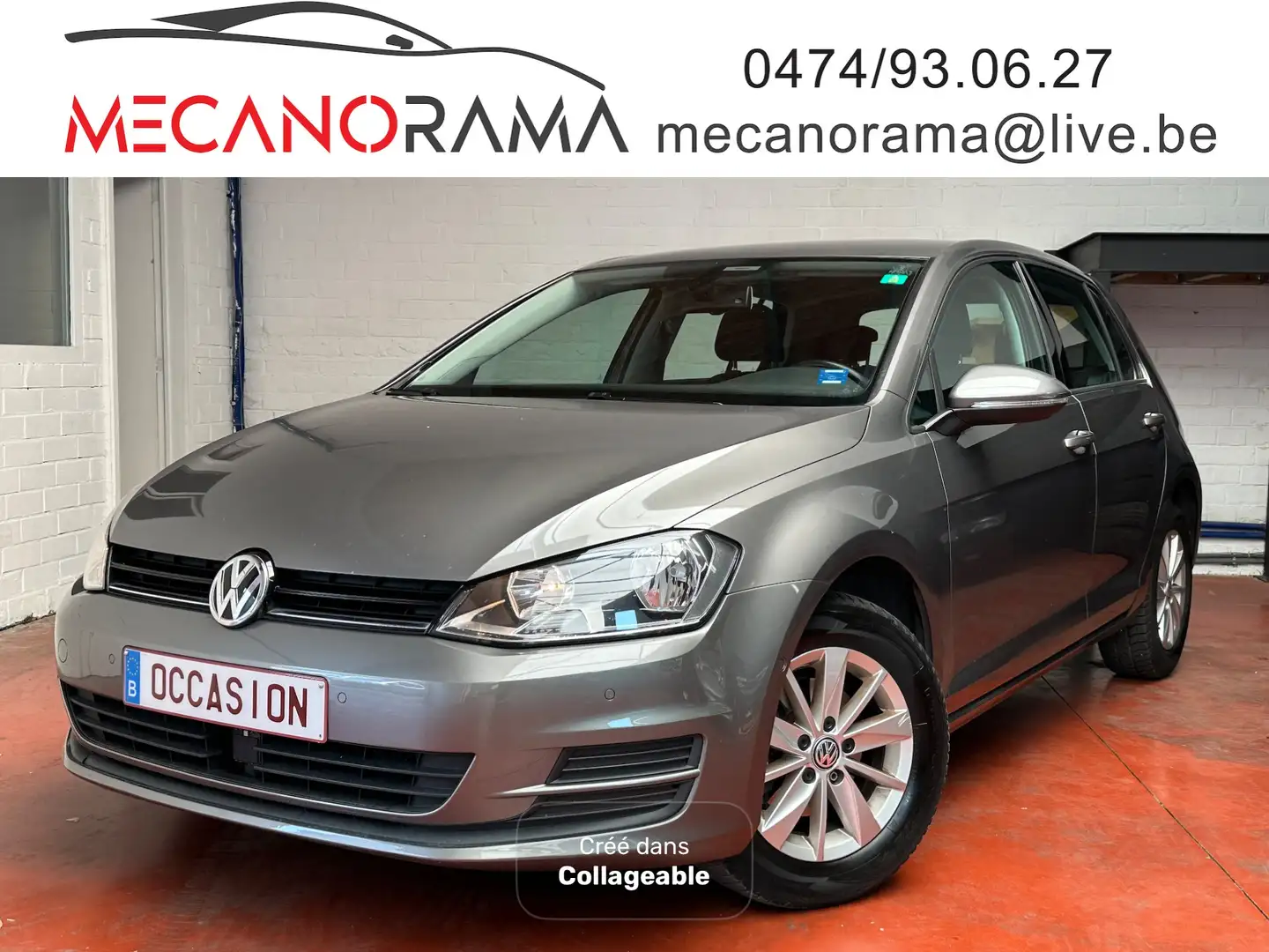 Volkswagen Golf 1er Prop !!  // CRUISE CONTROLE ADAPTATIF !! Gris - 1