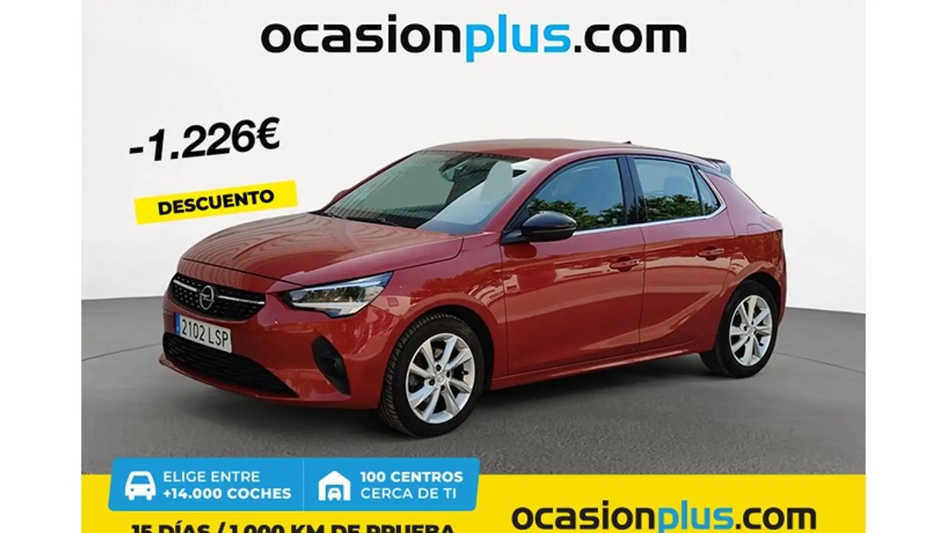 Opel Corsa 1.2T XHT S/S Elegance AT8 100 Rot - 1