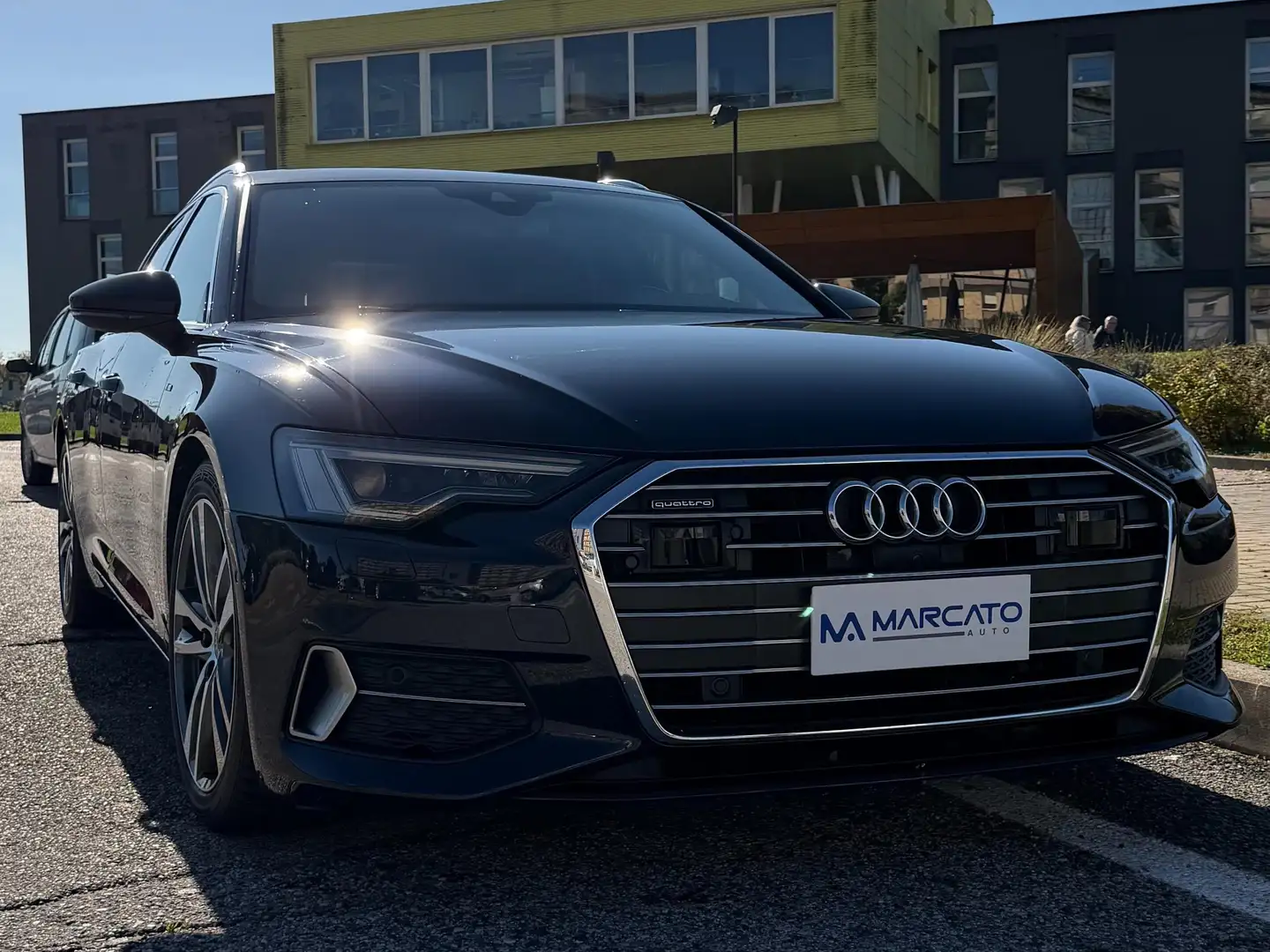 Audi A6 A6 Avant 40 2.0 TDI  quattro s-tronic S-LINE Bleu - 1