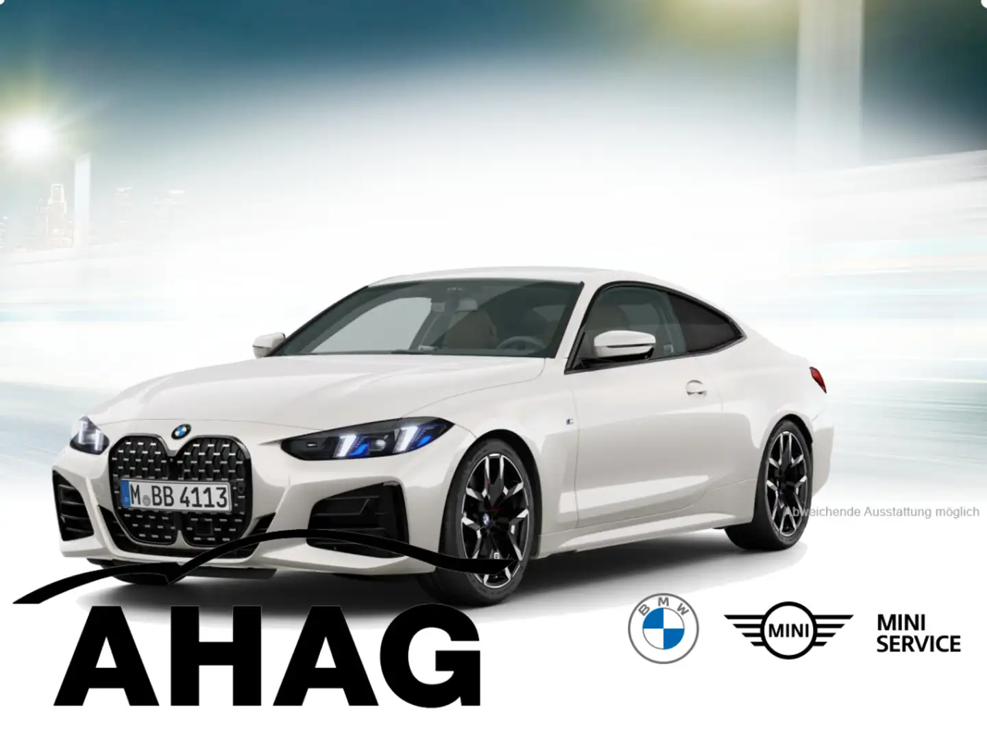 BMW 420 i Coupe M Sportpaket Innovationsp. Sport Aut. Weiß - 2