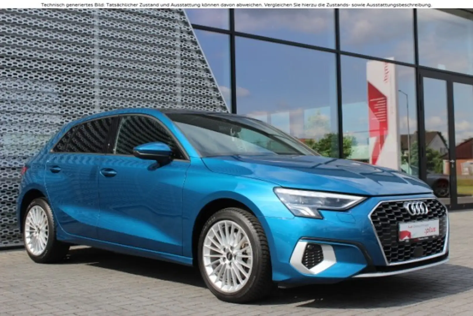 Audi A3 Sportback 40 TFSI e S tronic advanced LED Navi Blau - 2