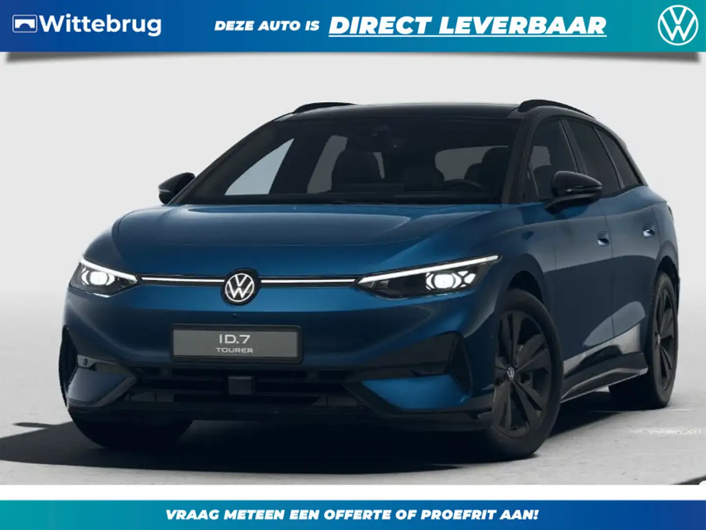Volkswagen ID.7 Tourer Pro Limited Edition 77 kWh !!!Profiteer ook Blauw - 1