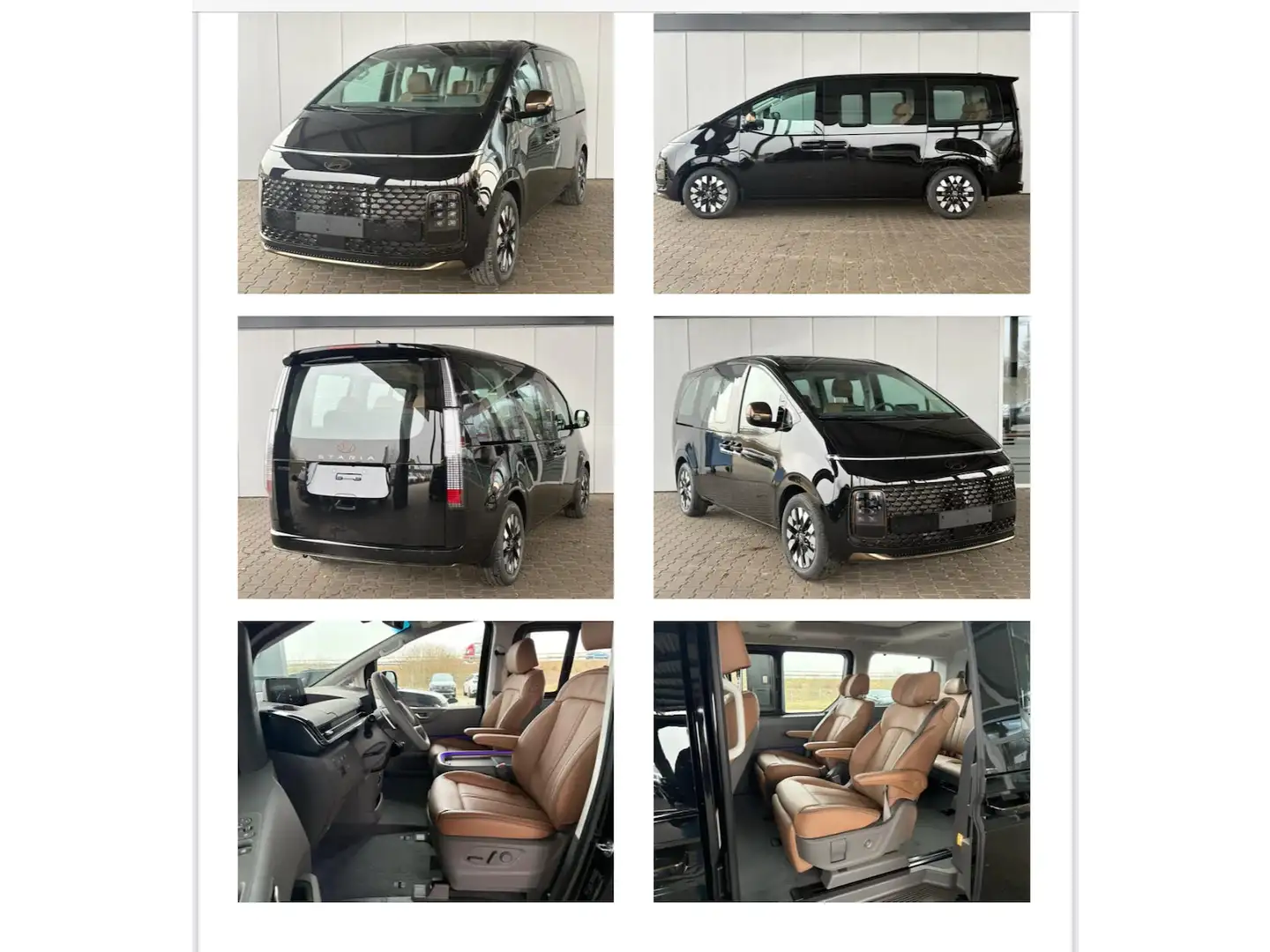 Hyundai STARIA Luxury 1.6 T-GDi HEV 2WD 7-Sitze Noir - 2