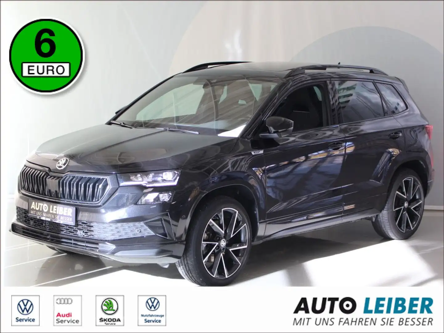 Skoda Karoq 2.0 TSI 4x4 Sportline Pano/St.Hz./Matrix/360 Noir - 1